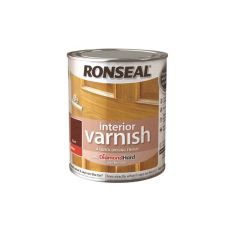 Ronseal Interior Varnish - Gloss Teak 750ml 