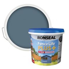 Ronseal Fence Life Plus Cornflower Matt Exterior Wood paint 5L