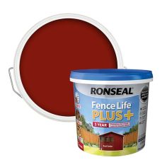 Ronseal Fence Life Plus Red Cedar Matt Exterior Wood paint 5L