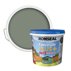 Ronseal Fence Life Plus Sage Matt Exterior Wood paint 5L