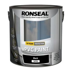Ronseal Upvc Paint 2.5L - Black Satin