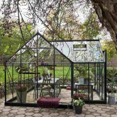 Halls Green Garden Room Greenhouse - With Toughened Glass 12.9m2