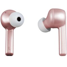 Toshiba True Wireless Bluetooth Ear Pods with Charging Case -  Rose Gold