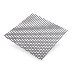 Round Perforated Anodized Aluminium - 500mm x 250mm 