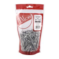 TIMco Round Wire Nails - Galvanised (50 x 2.65mm) -  Pack of 50