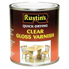 Rustins Quick Dry Varnish Gloss 1 litre Clear