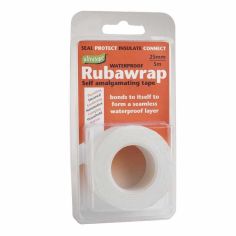 Rubawrap Self-Amalgamating Tape 25mm x 5m - White