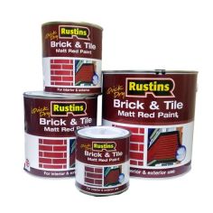 Rustins Quick Dry Brick & Tile Matt Red Paint