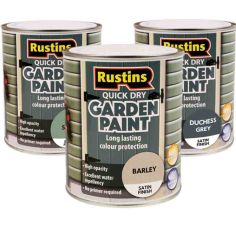 Rustins Quick Dry Satin Garden Paint - 750ml