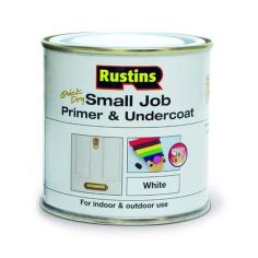 Rustins QD Small Job Primer & Undercoat - White 250ml