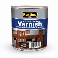 Rustins Quick Dry Polyurethane Varnish 500ml - Walnut