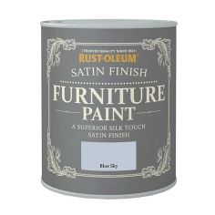 Rust-Oleum Satin Furniture Paint - Blue Sky 750ml