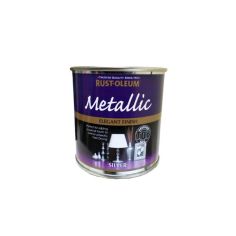 Rust-Oleum Metallic Elegant Finish Paint - Silver 250ml