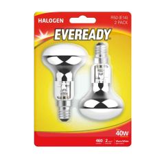 Eveready 33w Halogen R50 Reflector E14 Lightbulb - Pack Of 2