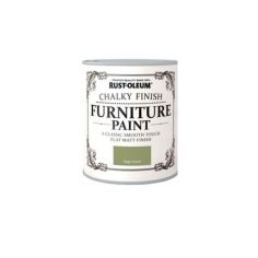 Rust-Oleum Chalky Finish Furniture Paint Sage Green 750ml