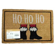 Coco Style Indoor Coir Ho Ho Ho Christmas Door Mat