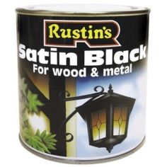 Rustins Satin Black Paint