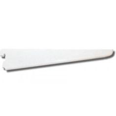 Twin Slot Bracket White 22cm