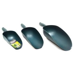 3 Piece Plastic Garden Scoop Set