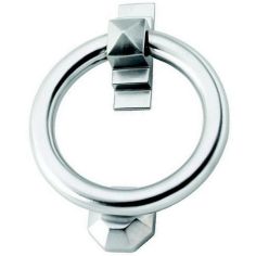 Satin Chrome Ring Door Knocker
