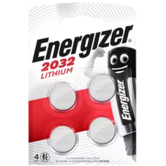 Energizer Lithium 3v 2032 Coin Battery - Pack Of 4