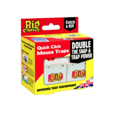 Big Cheese Quick Click Mouse Trap - Twin Pack