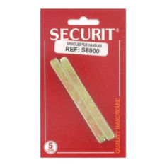 Steel spindle for door handle - 2 pack - 90mm