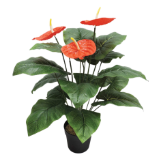 Nearly Natural Artificial Anthurium 63cm