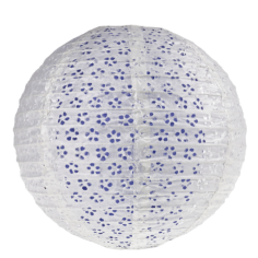 Lacy Paper Lamp shade - 30cm (12") - Blueberry