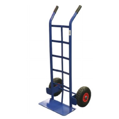 Heavy Duty Sack Truck With Pumped Wheel - Blue