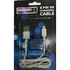 Daewoo 8 Pin Charging Cable - 2m