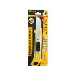 Auto loading utility knife with 5 blades