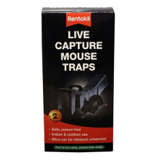 Rentokil Live Capture Mouse Trap twin pack