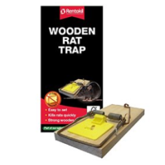 Rentokil wooden rat trap