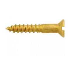  Slotted Screws - Brass 5/8" X 4 - Box of 200