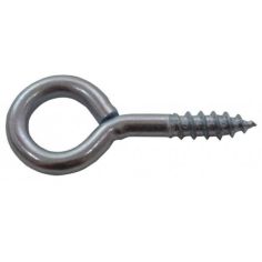 45 x 10mm ZP Steel Screw Eyes (Each)