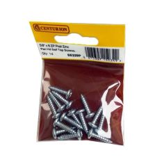 Centurion ZP Pan Head Self Tapping Screws - 5/8" x 8mm - Pack Of 14