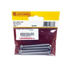 Centurion S.Steel Set Screws - M6 x 60mm - Pack Of 4