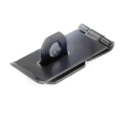 Securit Safety Hasp & Staple Black - 75mm  