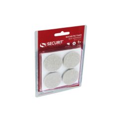 Securit Round Felt Pads 38 x 5mm - Pack of 8