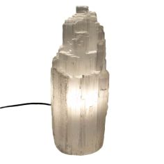 Selenite Crystal Rock Healing Lamp - 20cm