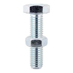 Set Screws & Hex Nuts Zinc M8 x 30 -  pack of 4