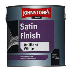 Johnstone's Satin Finish - Brilliant White 2.5L