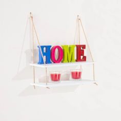 Core Thames White Double Rope Shelf