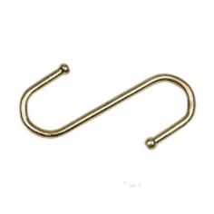 Centurion 2pc 80mm Brassed Ball End S-Hook