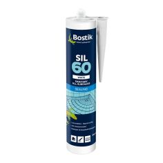 Bostik Sil 60 Sanitary All Surfaces White Sealant - 310ml