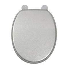 Croydex Silver Quartz Toilet Seat