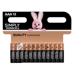 Duracell Simply AAA Batteries - Pack Of 12