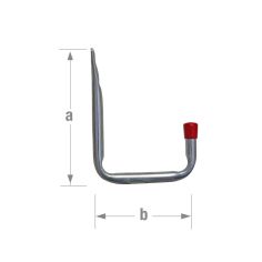 Single Wall Hook 302mm x 250mm 