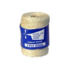 Cardoc 2 Ply Sisal Parcel & Garden Twine - 250g Spool